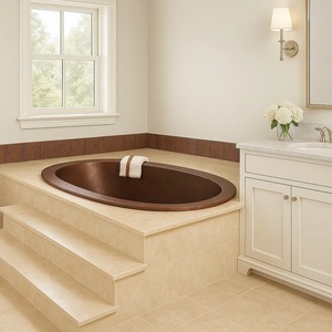 Bañera de Hidromasaje de Alta Gama con Patas de Gato para Baños Inspirados en Spas de Lujo - Product Image 4