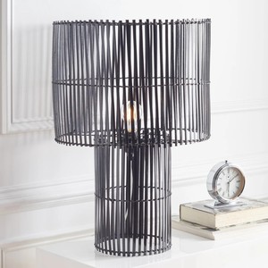 <b>Bamboo</b> <b>table</b> light dining space bedroom lighting boho handmade lamp high quality desk lamps - Product Image 6