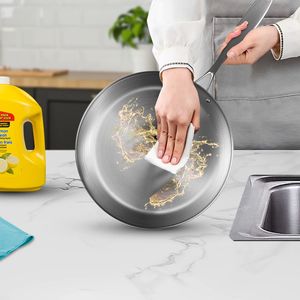 Top Grade 22cm in acciaio inox a induzione cucina padella per friggere Premium - Product Image 3