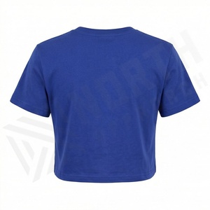 Camiseta Corta Lisa Personalizada para Mujer, Premium, Oversize, Sostenible, Estilosa, para Chicas, Ropa Deportiva de Moda, para Gimnasio - Product Image 2