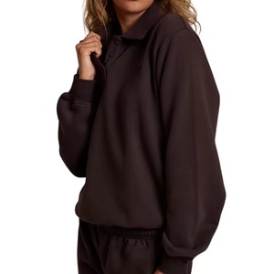 Conjunto Deportivo Unisex Personalizado de Felpa, Sudadera con Capucha y Pantalones Jogger, Color Sólido, Dos Piezas, para Hombre y Mujer - Product Image 2