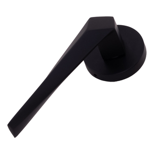 Ensemble de poignées de porte à mortaise de luxe en laiton massif, avec roseau rond en acier inoxydable finition PVD mat, Or rose, Or, AB, Noir mat, et ensemble de quincaillerie de serrure à levier intérieur - Product Image 3