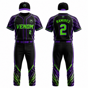 Tenues de baseball OEM personnalisées en gros pour entraîneurs, vêtements de match, tenues de terrain, de frappe, de lancer, pour les postes d'intérieur et d'extérieur, style dugout pour le baseball - Product Image 6