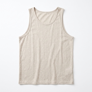 Débardeur d'été en mélange de lin tissé pour homme, respirant, décontracté, OEM ODM, vente en gros, logo personnalisé, faible MOQ - Product Image 5