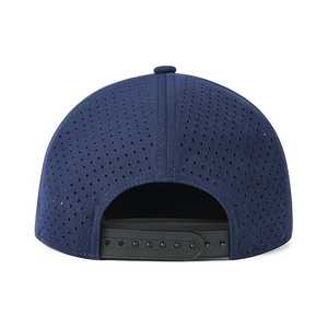 Gorra Deportiva Casual Transpirable con Cierre a Presión, Unisex, Azul, de Algodón, con Visera Plana, para Actividades al Aire Libre en Primavera y Verano - Product Image 3