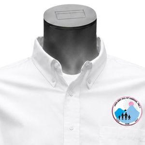 Chemise boutonnée pour homme Jack & Jill avec cravate blanche en coton premium – Tenue formelle et décontractée pour événements – Vente en gros – Nouveauté - Product Image 2