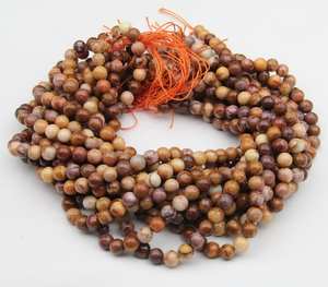 Jaspe Natural Redondo Facetado Calibrado, Piedra Preciosa Suelta Sin Tratar, Certificada, Lote al por Mayor de Cuentas para Joyería - Product Image 6