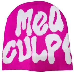 <b>Beanie</b> Unisex Jacquard Knit Hat Street Style Casual Winter Cap 56-58CM Adult 100% Cotton Breathable & <b>Waterproof</b> Adjustable - Product Image 6