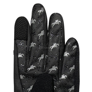 Custom Equestrian <b>Gloves</b> Silicone Print Full Finger Touchscreen Horse Riding <b>Gloves</b> Unisex Summer Sports - Product Image 6