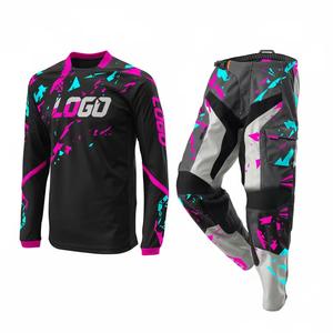 Conjunto de Pantalón y Jersey para Motocross Plada Sports, Traje para Dirt Bike y BMX, MOQ Bajo, Spandex y Poliéster, Ropa MX Económica - Product Image 2