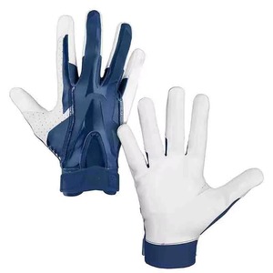 Wholesale Printed American Football Receiver Gloves High Quality Lightweight Breathable Grip Anti Slip <b>Sticky</b> Silicone Palm UV - Product Image 3