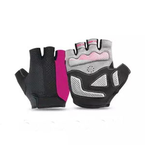 Gants de cyclisme de route légers et flexibles pour l'été, à demi-doigts, durables, avec design à doigts courts - Product Image 1