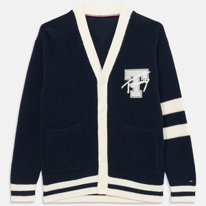 Pull-over en tricot unisexe personnalisé avec broderie chenille et patchwork, style universités et sororités grecques, pour l'hiver - Product Image 1