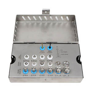 Kit de guidage de couronne d'implant dentaire en acier inoxydable de haute qualité, source d'alimentation manuelle, Grade A+, réutilisable, CE, pont osseux BBI-318 Classe - Product Image 2