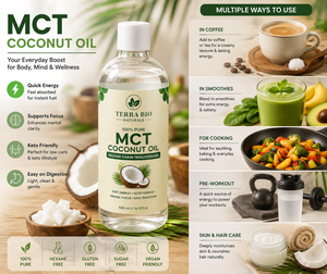 น้ำมันมะพร้าว MCT สำหรับดูแลผิวและเส้นผมผลิตภัณฑ์จากผู้ผลิตและผู้ผลิตในอินเดียคุณภาพสูง - Product Image 5