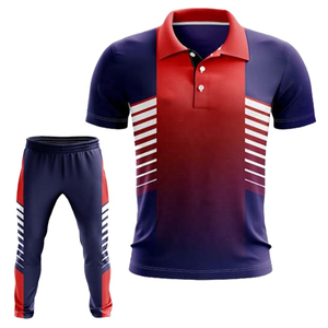 Custom Double-Stitched Cricket Uniform High Quality Quick-Drying Breathable Anti-Bacterial Lightweight Sports <b>T</b>-Shirt - Product Image 5
