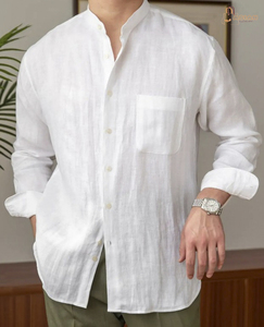 T-shirt décontracté à manches longues en coton tricoté 100 % personnalisé pour homme, respirant, séchage rapide, écologique, anti-plis, taille oversize, collection automne - Product Image 2