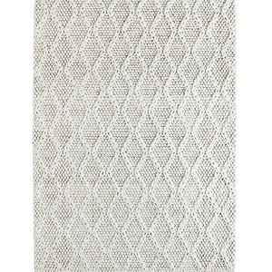 Handwoven Chunky Loop Wool Rug Silver Grey Rug and White Rug Taupe Rug Flatweave Modern Indoor Decor PET Friendly Extra Thick - Product Image 2