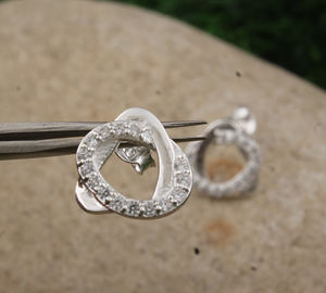 Pendientes de Plata de Ley 925 con Turquesa, Joyería Minimalista de Lujo para Bodas, Venta al por Mayor para Mujer - Product Image 2