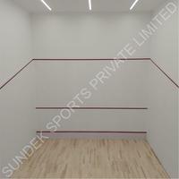 Plancher en bois Sundek Air-Cush pour terrains de squash - Surface antidérapante à absorption des chocs pour terrains de sport intérieurs, écologique et facile à installer