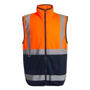Chaleco de Seguridad Reflectante de Alta Visibilidad Premium, Multibolsillos, Transpirable, de Malla Fluorescente, Ropa de Trabajo Unisex, con Logotipo Personalizado, para Obras de Construcción - Product Image 1