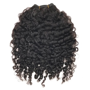 Prix de gros, Paquets de luxe, Cheveux vierges, Extensions de cheveux humains naturels noirs bouclés, Échantillon gratuit - Product Image 5