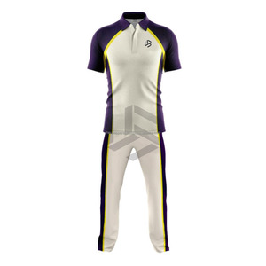 Nouveau design de sublimation respirant, ensemble 2 pièces maillot et pantalon de cricket 100 % polyester pour joueurs professionnels Pakistan USA - Product Image 5