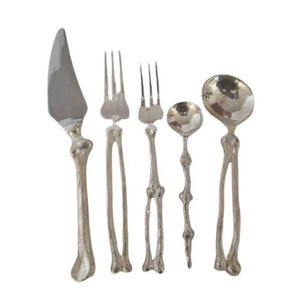 Ensemble de couverts contemporains en acier inoxydable pour restaurant, hôtel, cuisine, table à manger à domicile - Product Image 5