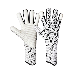 Guantes de Portero Híbridos Profesionales: Látex Alemán de 4mm, Protección para Dedos, Dorso de Neopreno, Doble Envoltura, Personalización OEM, Venta al Por Mayor de Fútbol - Product Image 2