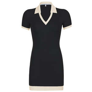 Robe Polo Femme Tendance - Tissu Respirant de Haute Qualité - Robe Sportive à Manches Courtes avec Logo de Marque Personnalisé - Product Image 1