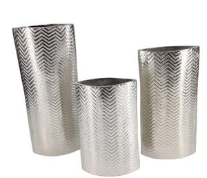 Florero de aluminio y níquel, jarrón de Metal martillado dorado, decoración del hogar, jarrón de Metal, cantidad a granel de alta calidad, Vintage, único y moderno - Product Image 1