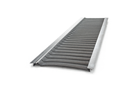 Garde-pluie en aluminium personnalisé série 6000 avec service de cintrage pour décorations et filtre anti-feuilles en maille