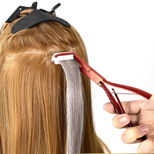 Herramientas de Extensión de Cabello de Última Generación en Color Beige con Marca Personalizable Disponible para el Cuidado del Cabello y Peinado en Salón de Belleza - Product Image 4