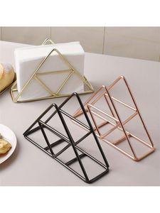 Porte-serviettes en métal doré de luxe pour table à manger – Organisateur de serviettes moderne pour la maison, l'hôtel et le restaurant - Product Image 4