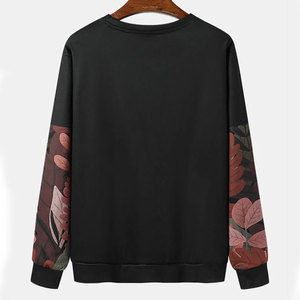 Long Sleeve O-Neck Breathable <b>Men</b> Sweatshirts Oversized Cotton Made Wholesale Basics <b>Men</b> Sweatshirts - Product Image 2