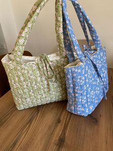 Floral Print Cotton <b>Tote</b> Bag With Pink Bow Closure Elegant Daily Use Women's Handbag Custom Logo Satin Printed Beach <b>Tote</b> Bag - Product Image 4