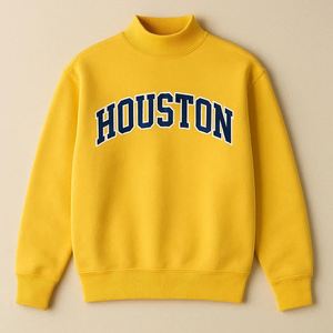 Street Fashion Mockneck Sweatshirt Oversized Fit Fleece Pullover Warm Cozy Winter Casual Wear Trendy Outfit Top - Product Image 1
