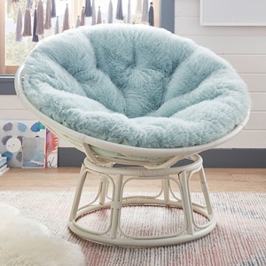 Patio furniture set outdoor rattan papasan <b>chair</b> best price <b>cane</b> saucer <b>chairs</b> with seat pads - Product Image 5