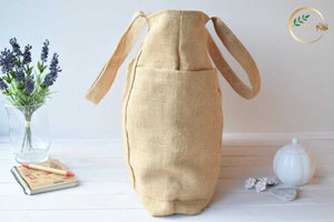 Sac messager en jute imprimé sur mesure, sac bandoulière écologique avec grande capacité de rangement pour une utilisation promotionnelle - Product Image 2