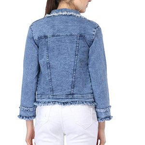 Chaqueta Vaquera para Mujer, Diseño Moderno y Elegante, 100% Algodón, Secado Rápido, Chaqueta Vaquera para Mujer Más Vendida en Invierno - Product Image 5