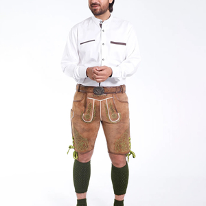 Pantalones Cortos Lederhosen Bávaros para Hombre, Fabricación de Fábrica, Personalizados, Hechos en Pakistán, Más Vendidos - Product Image 3