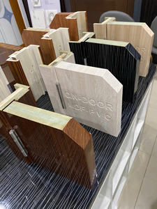 Portes intérieures modernes en MDF et placage de bois PVC, résistantes aux fissures, aux termites et à l'eau, pour chambre, école, appartement, bureau - Product Image 3