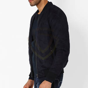 Veste en cuir suédé pour homme avec un style tendance, en cuir de vache véritable, veste d'hiver pour homme - Product Image 2