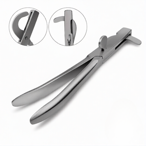 Pince de castration vétérinaire Simple Crush Emasculator 7 pouces en acier inoxydable pour bétail, qualité professionnelle - Product Image 1