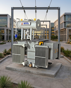 หม้อแปลงไฟฟ้า 800 KVA 20 KV/400V ระบายความร้อนด้วยน้ำมัน พร้อมระบบระบายความร้อนแบบ ONAN ONAF ขดลวดทองแดง  แบบเปลี่ยนแท็ปนอกสถานที่ คุณภาพพรีเมียม LT HT - Product Image 4