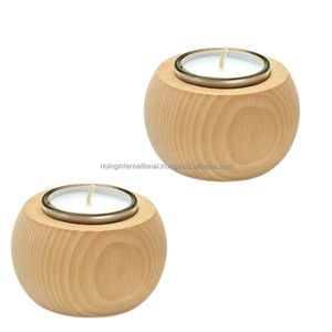 ชามเทียนหอมไม้ธรรมชาติทำจาก100% - Product Image 3