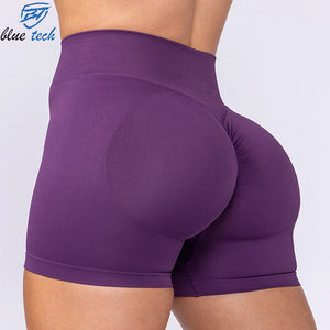 Women Fitness Yoga Shorts High Waist Stretch Gym Shorts Breathable Workout Running Biker Shorts Activewear - Product Image 6