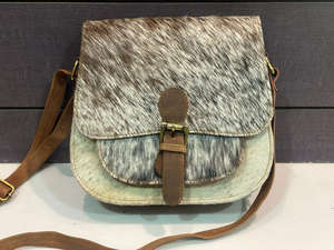 กระเป๋าสะพายพาดลำตัวหนังวัวแท้คุณภาพสูงหนังแท้กระเป๋าถือขนาดพอเหมาะ - Product Image 2