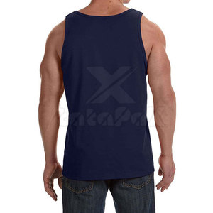 Chaleco Deportivo Informal de Punto Transpirable con Logotipo Personalizado para Hombre, para Fisicoculturismo, Deportes, Duradero, Ligero, de Algodón - Product Image 3