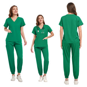Offre Spéciale DuiDE – Tenues Médicales Anti-Plis Lavables pour Infirmières, Ensembles Jogger Médicaux Unisexe avec Détection d'Aiguilles, Sans Coutures - Product Image 4